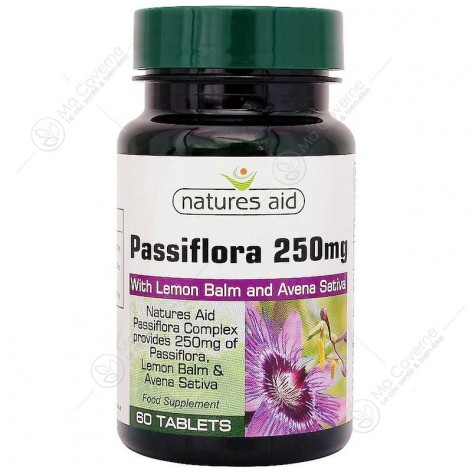 NATURES AID Passiflora 250mg Bt60 Cp-1