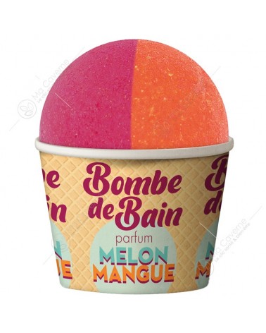 Les Petits Bains de Provence Bombe De Bain Melon Mangue 115g-1