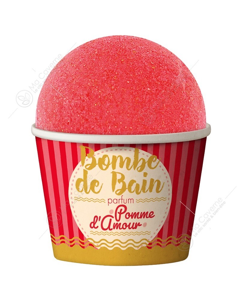 Les Petits Bains de Provence Bombe De Bain Pomme D'Amour 115g-1