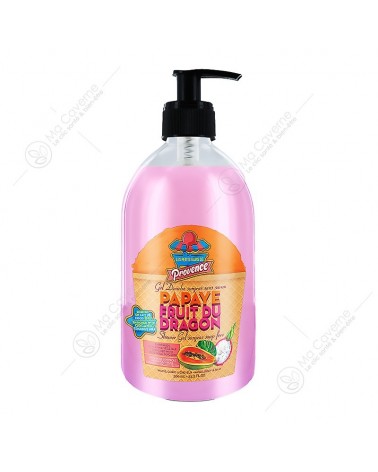 Les Petits Bains de Provence Gel Douche Papaye Fruit De Dragon 500ml-1