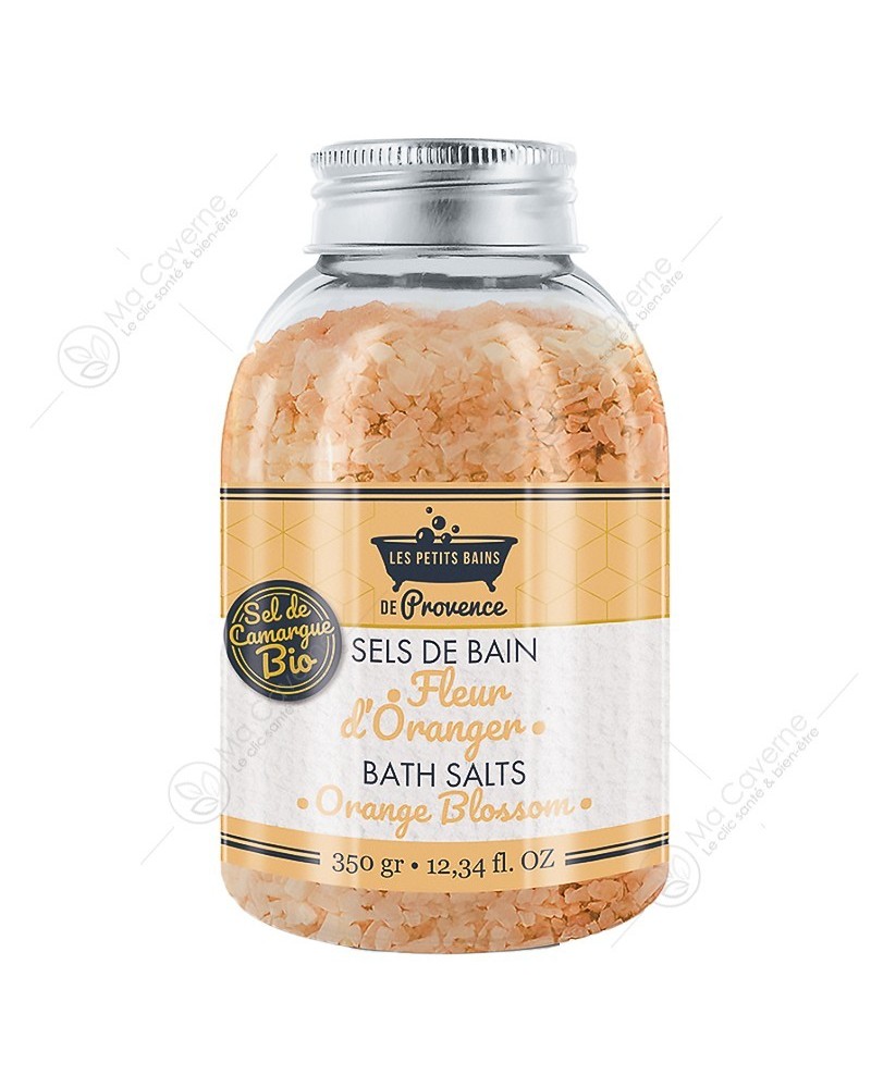 Les Petits Bains de Provence Sel De Bain Fleur D'Oranger 350g-1