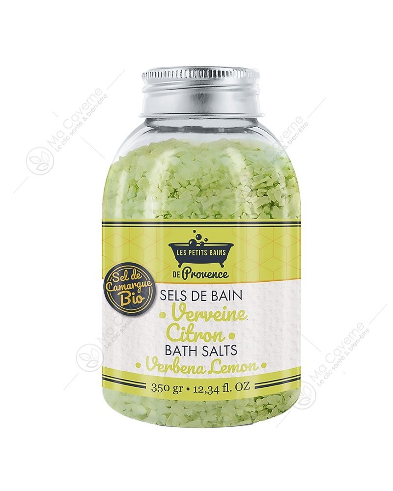 Les Petits Bains de Provence Sel De Bain Verveine Citron 350g-1