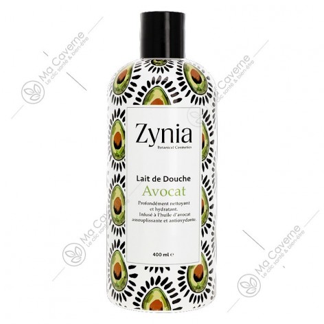 ZYNIA Lait de Douche Avocat 400ml-1