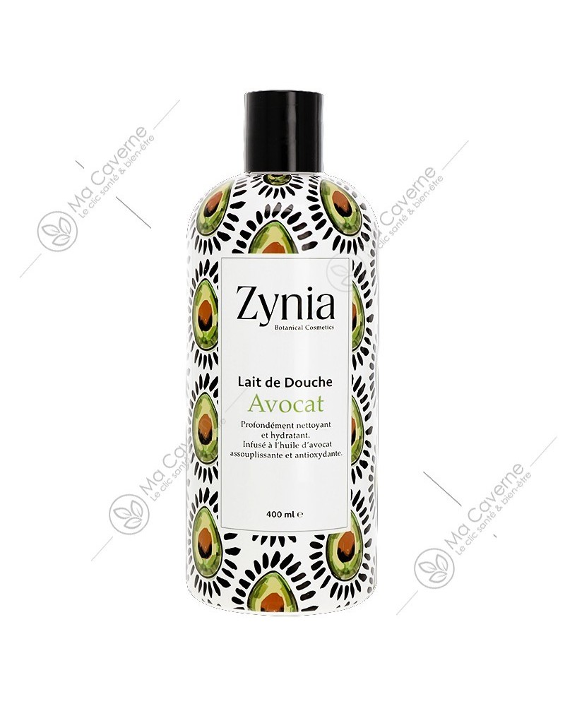 ZYNIA Lait de Douche Avocat 400ml-1