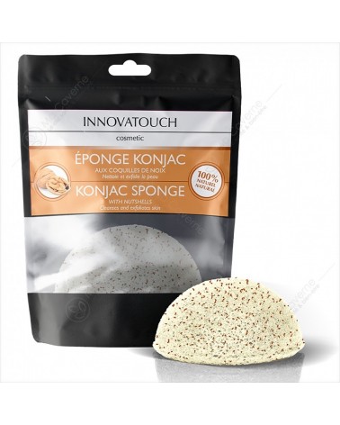 INNOVATOUCH Eponge Konjac aux coquilles de Noix-1