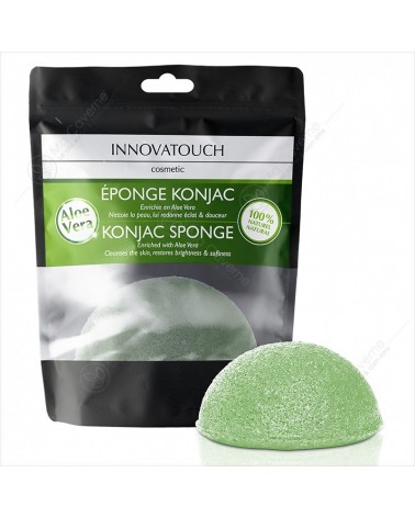 INNOVATOUCH Eponge Konjac enrichie en Aloe Vera-1