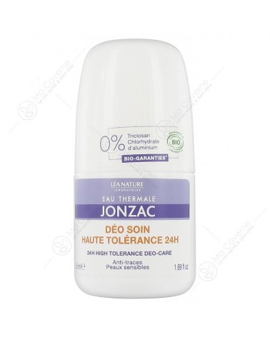 JONZAC Déo Soin Haute Tolérance 24H Bio Roll-on 50ml-1