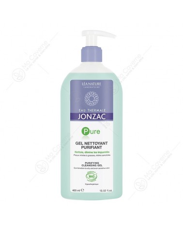 JONZAC Pure Gel Nettoyant Purifiant Bio 400ml-1