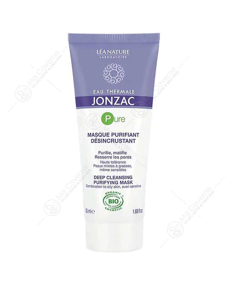 JONZAC Pure Masque Purifiant Désincrustant Bio 50ml-1