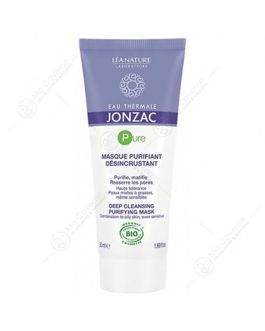 JONZAC Pure Masque Purifiant Désincrustant Bio 50ml-1