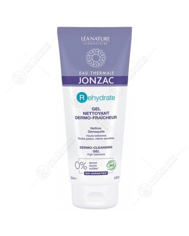 JONZAC Rehydrate Gel Nettoyant Dermo-Fraîcheur Bio 200ml-1