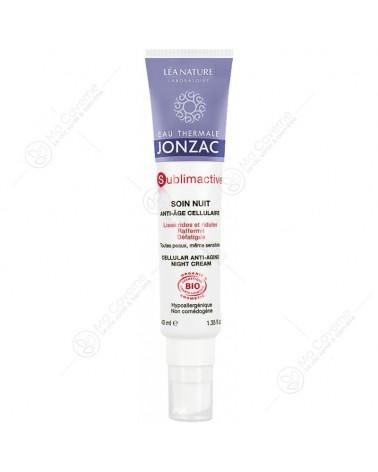 JONZAC Sublimactive Soin Nuit Anti-Âge Cellulaire 40ml-1