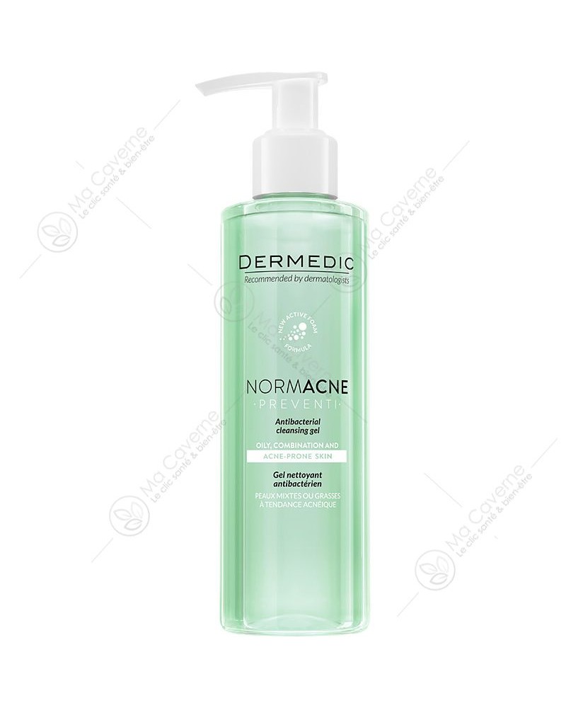 DERMEDIC Normacne Preventi Gel Nettoyant Antibactérien 200ml