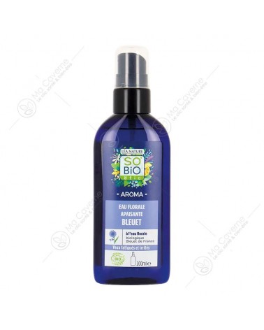 SO'BiO Eau Florale Apaisante de Bleuet Bio 200ml