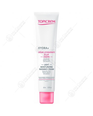 TOPICREM Hydra+ Crème Hydratante Eclat Légère 40ml