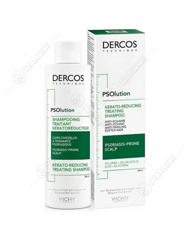 VICHY Dercos PSOlution Shampoing Traitant Kératoréducteur 200ml