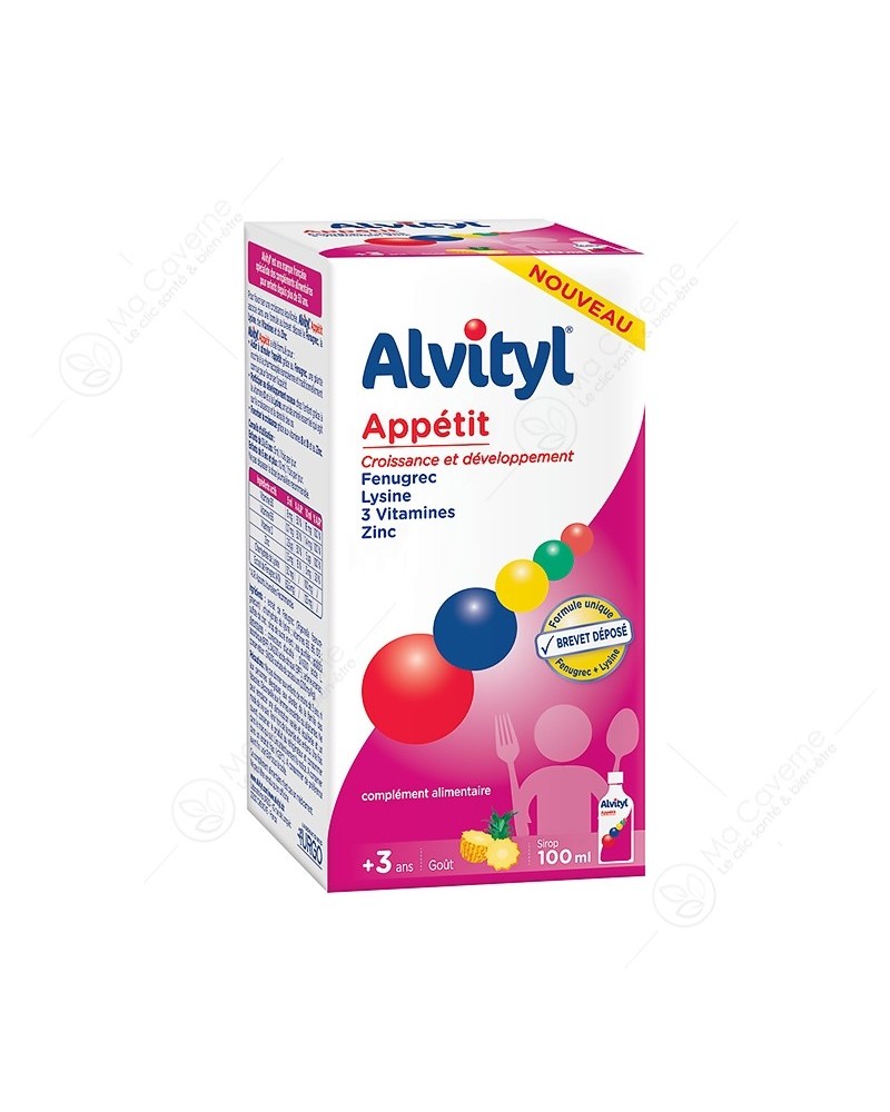 ALVITYL Appétit Sirop 100ml