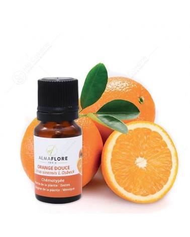 ALMAFLORE Huile Essentielle D'Orange Douce Bio 10ml-1