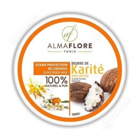 ALMAFLORE Beurre de Karité Ylang Ylang et Orange 100g-1