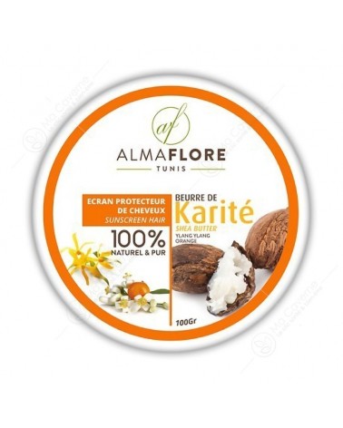 ALMAFLORE Beurre de Karité Ylang Ylang et Orange 100g-1