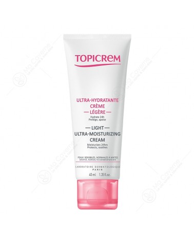 TOPICREM Hydra + Ultra-Hydratante Crème Visage Légère 40ml-1